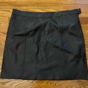 Leather skirt